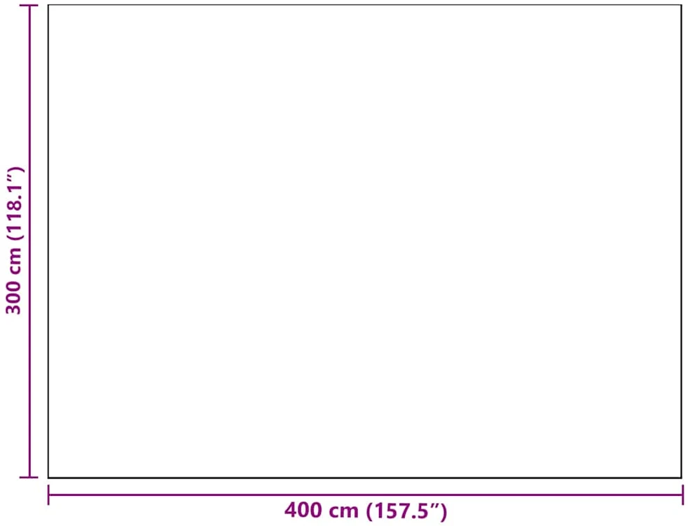 Lauko kilimas ARAKIL Vaikiška mėlyna ir balta 400 × 300 cm