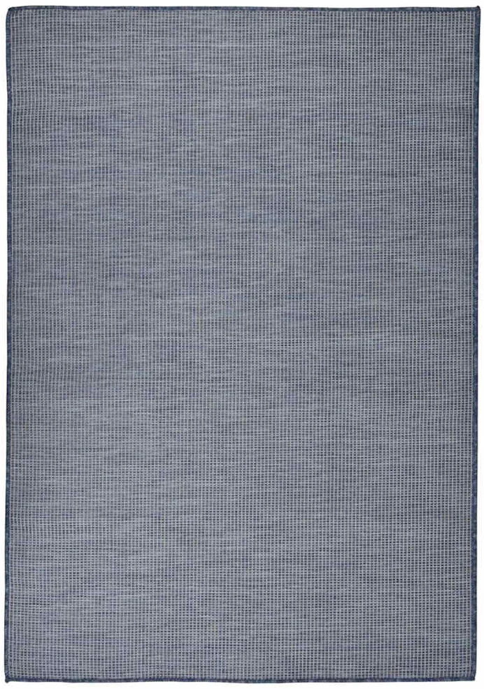 Lauko kilimėlis, mėlynos spalvos, 160x230cm, plokščio pynimo