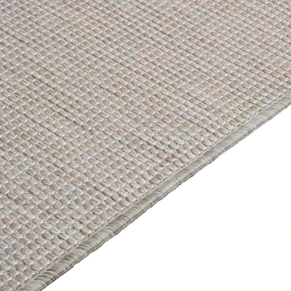 Lauko kilimėlis, taupe spalvos, 100x200cm, plokščio pynimo