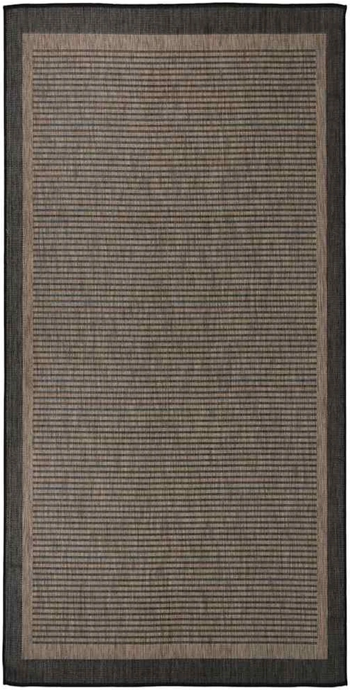Lauko kilimėlis, tamsiai rudas, 100x200cm, plokščio pynimo