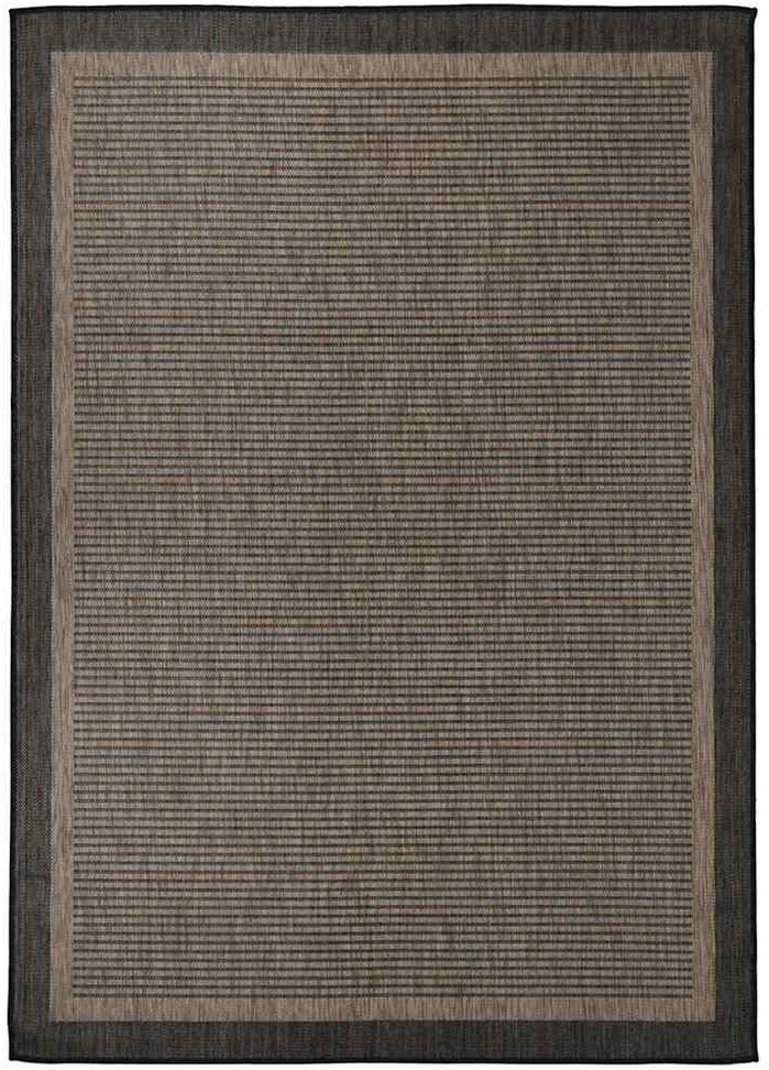 Lauko kilimėlis, tamsiai rudas, 140x200cm, plokščio pynimo