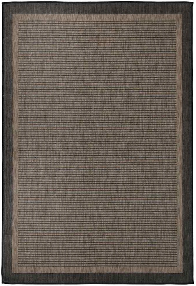 Lauko kilimėlis, tamsiai rudas, 160x230cm, plokščio pynimo
