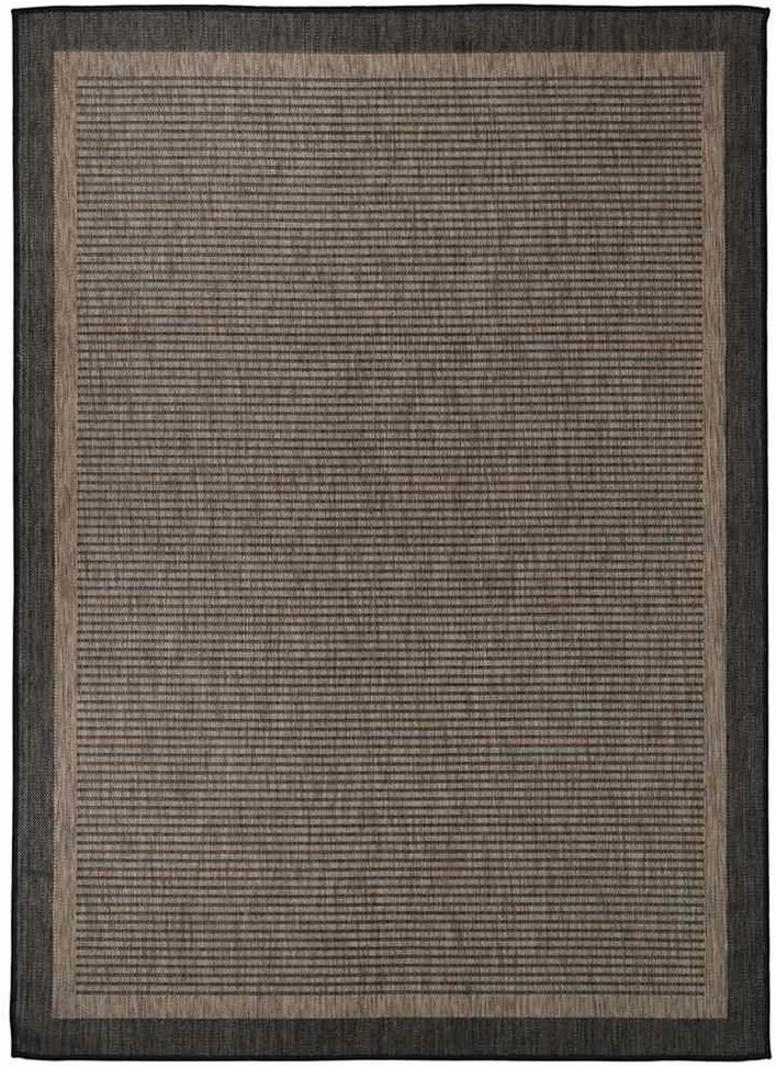 Lauko kilimėlis, tamsiai rudas, 200x280cm, plokščio pynimo