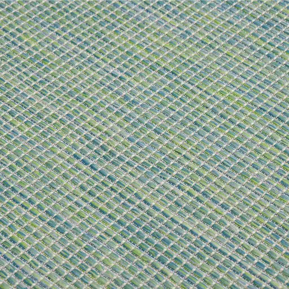 Lauko kilimėlis, turkio spalvos, 120x170cm, plokščio pynimo