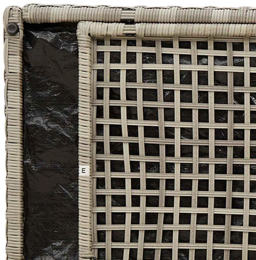 lauko laikymo suolas su pagalvėle šviesiai pilka 100 cm