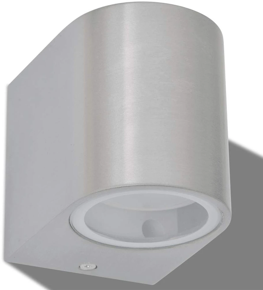 Lauko LED sienin. šviestuvai, 2 vnt., apvalūs, šviesa į apačią