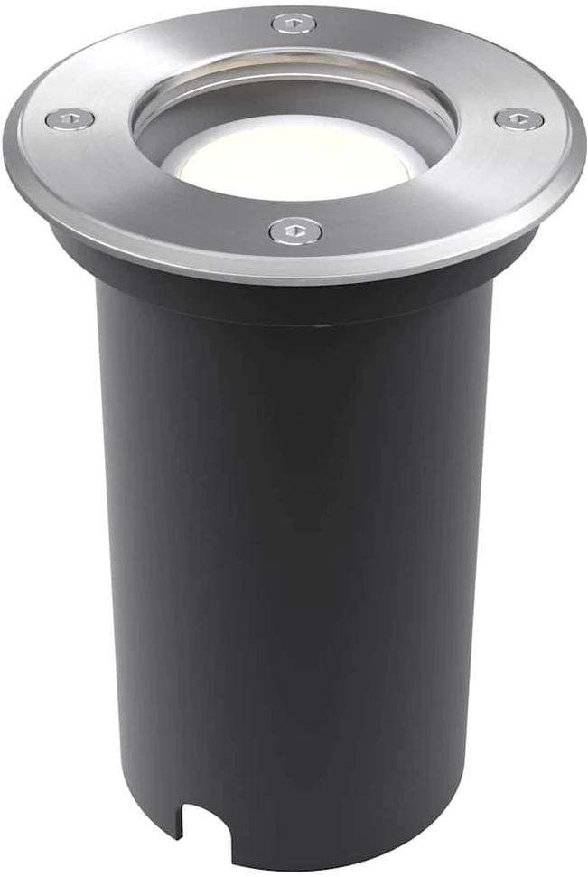 Lauko LED šviestuvai grindiniui, 3 vnt., apvalūs