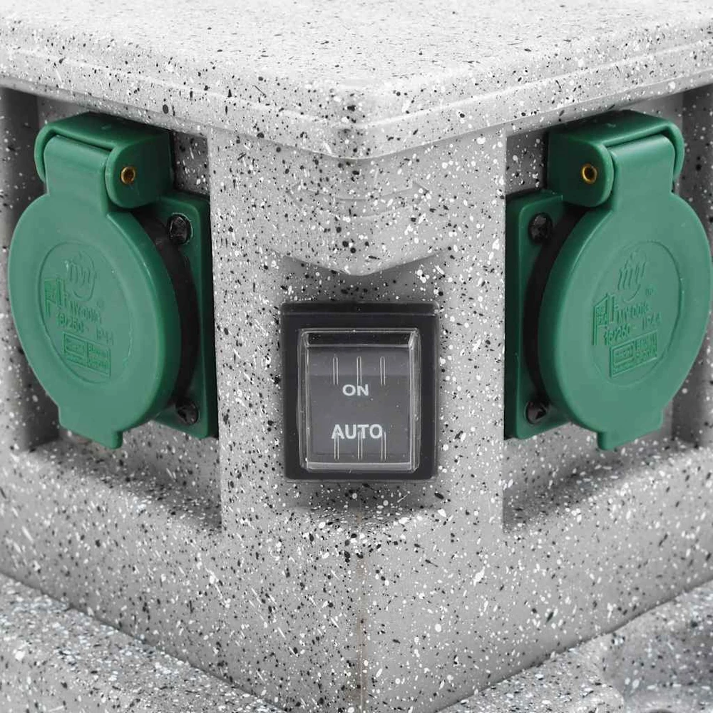 Lauko lizdas su prieblandos jutikliu, plastikas