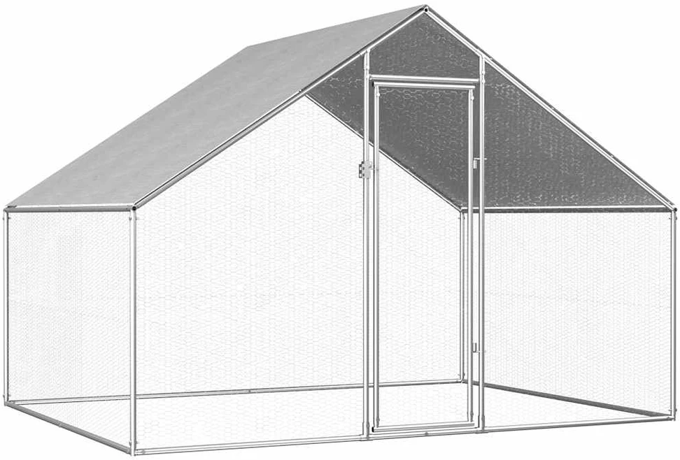Lauko narvas viščiukams, 2,75x2x1,92m, galvanizuotas plienas