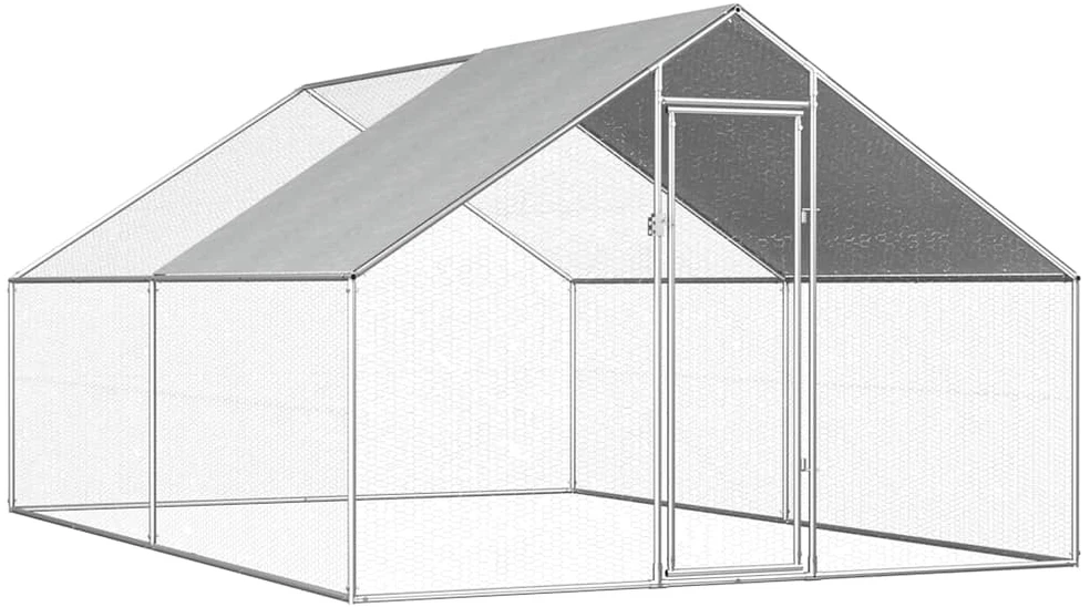 Lauko narvas viščiukams, 2,75x4x1,92m, galvanizuotas plienas