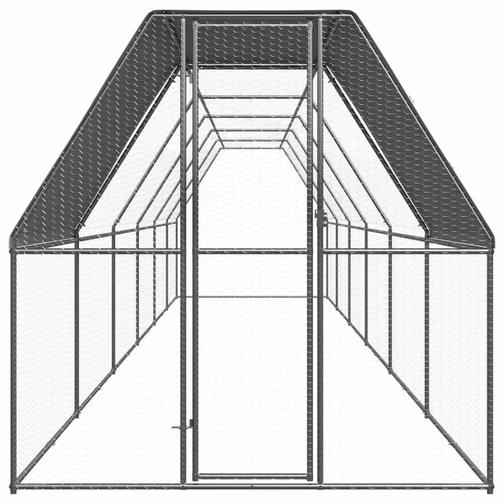 Lauko narvas viščiukams, 2x12x2m, galvanizuotas plienas