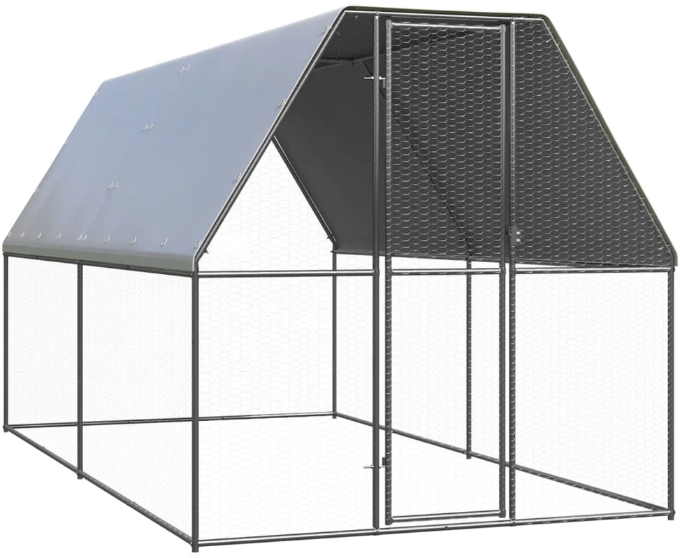 Lauko narvas viščiukams, 2x4x2m, galvanizuotas plienas