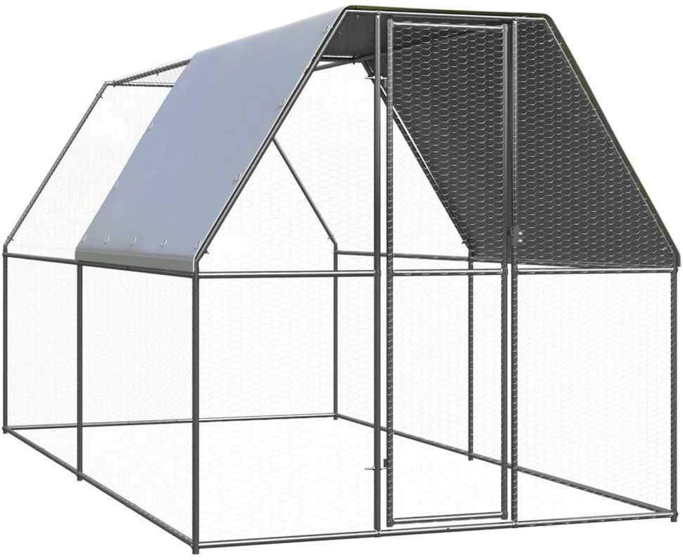 Lauko narvas viščiukams, 2x4x2m, galvanizuotas plienas
