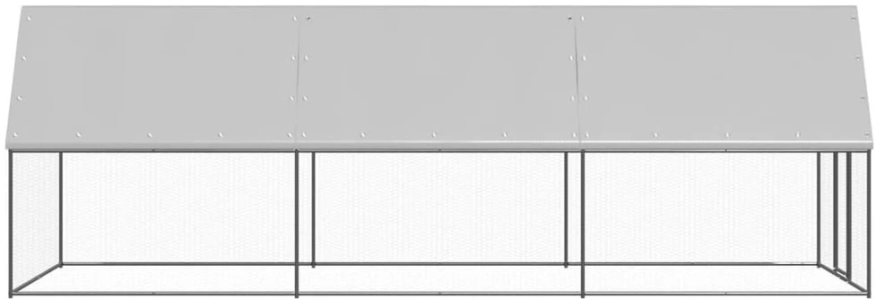Lauko narvas viščiukams, 2x6x2m, galvanizuotas plienas
