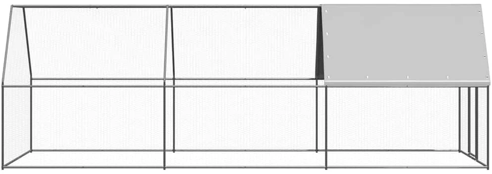Lauko narvas viščiukams, 2x6x2m, galvanizuotas plienas