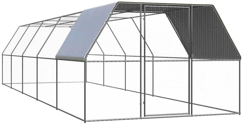 Lauko narvas viščiukams, 3x10x2m, galvanizuotas plienas