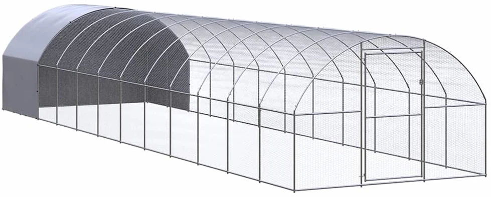 Lauko narvas viščiukams, 3x12x2m, galvanizuotas plienas