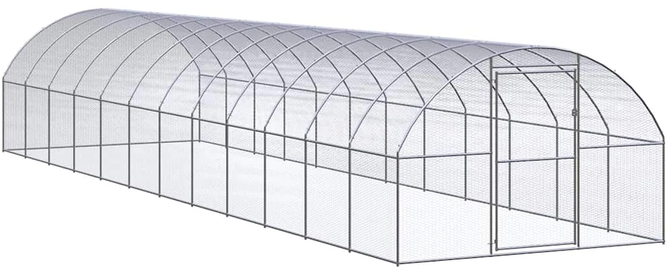 Lauko narvas viščiukams, 3x12x2m, galvanizuotas plienas