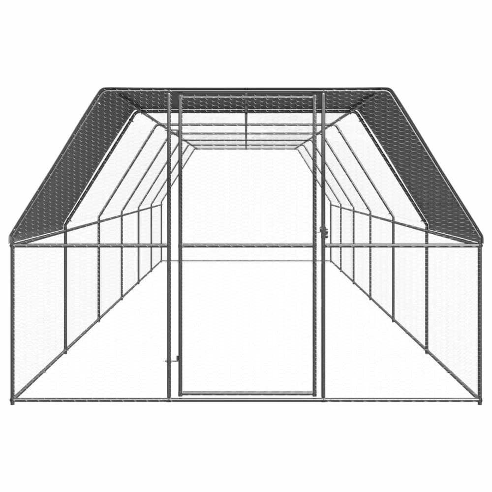 Lauko narvas viščiukams, 3x12x2m, galvanizuotas plienas