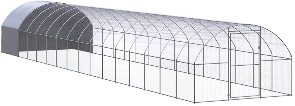 Lauko narvas viščiukams, 3x16x2m, galvanizuotas plienas