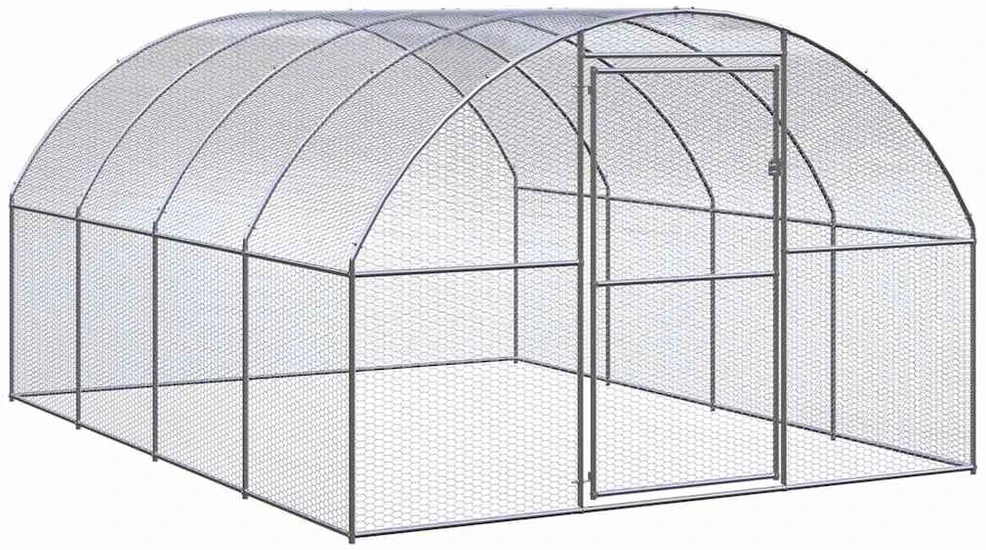 Lauko narvas viščiukams, 3x4x2m, galvanizuotas plienas