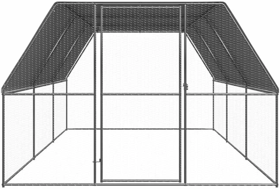 Lauko narvas viščiukams, 3x6x2m, galvanizuotas plienas