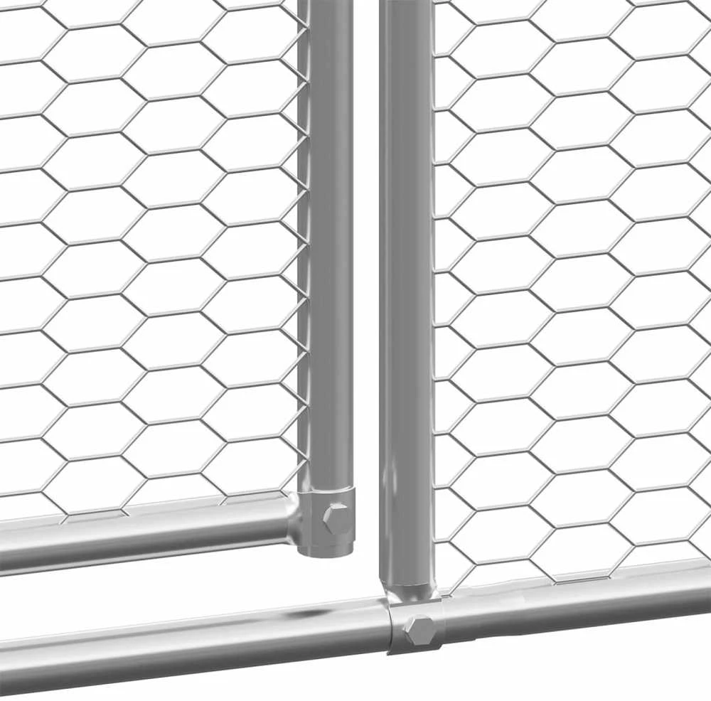 Lauko narvas viščiukams, 3x6x2m, galvanizuotas plienas