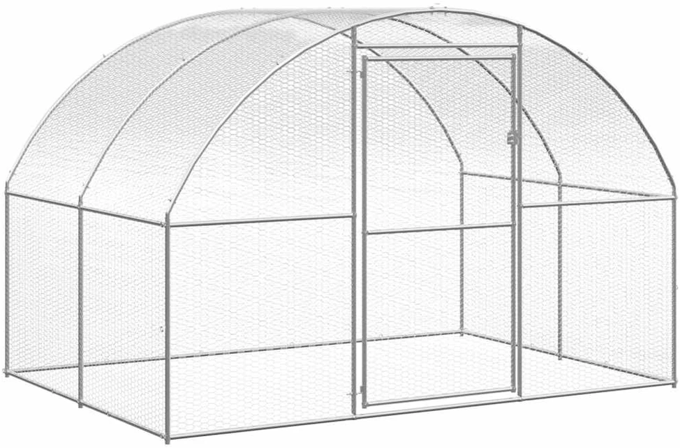 Lauko narvas viščiukams, 3x6x2m, galvanizuotas plienas