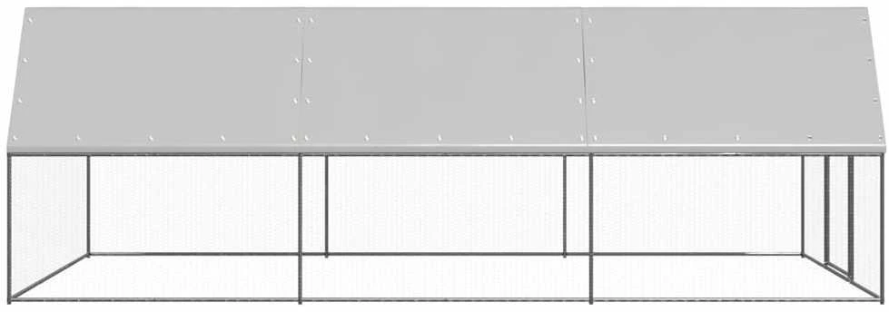 Lauko narvas viščiukams, 3x6x2m, galvanizuotas plienas