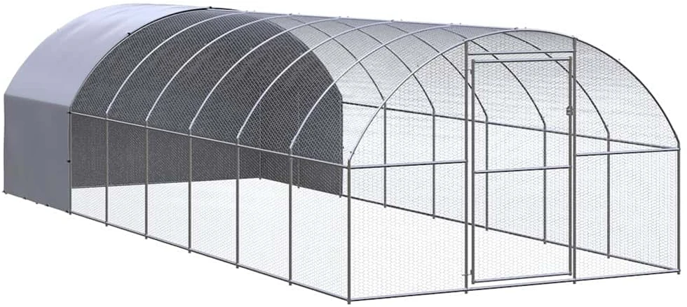 Lauko narvas viščiukams, 3x8x2m, galvanizuotas plienas