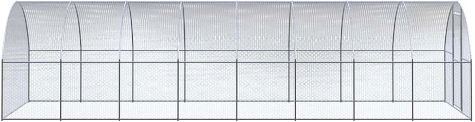 Lauko narvas viščiukams, 3x8x2m, galvanizuotas plienas
