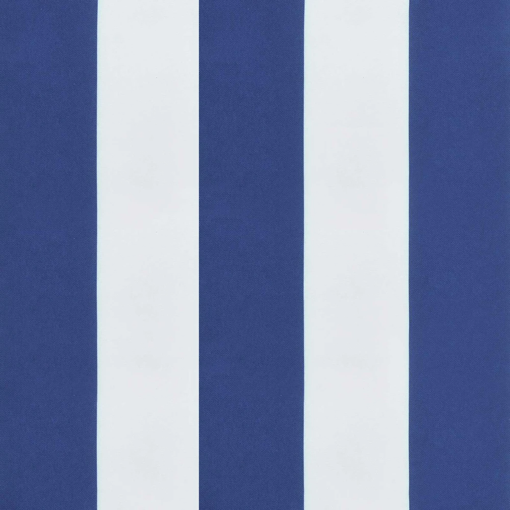 Lauko pagalvė 4 vnt. Audinys Mėlyna ir balta 120 x 50 x 7 cm