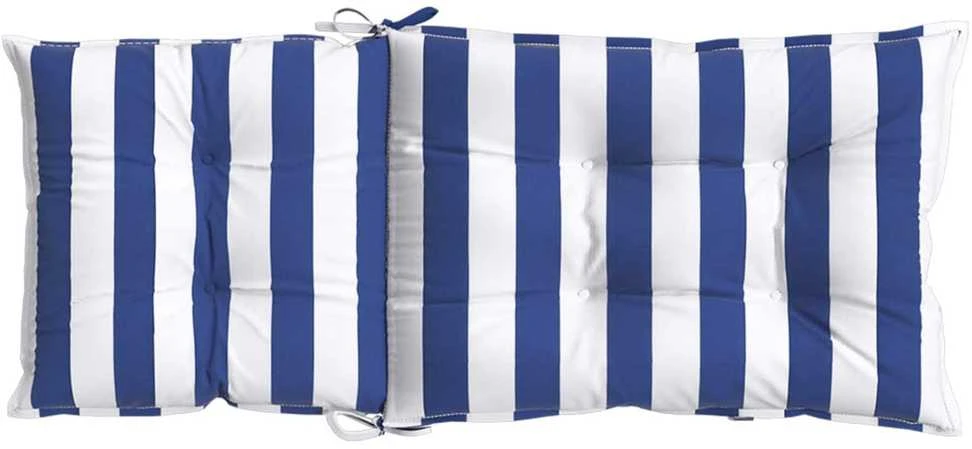 Lauko pagalvė 6 vnt. Audinys Mėlyna ir balta 120 x 50 x 7 cm