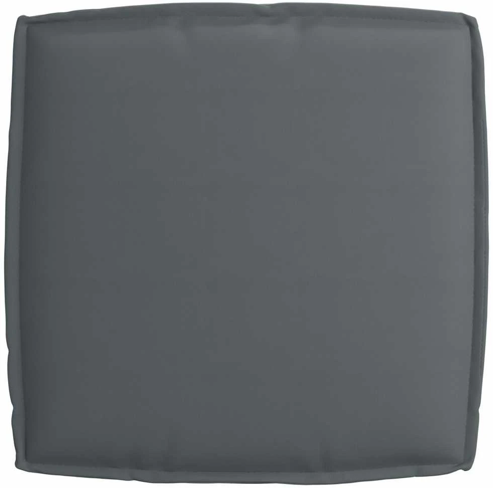 Pagalvėlė Oksfordo audinys Antracito 60 x 60 x 12 cm