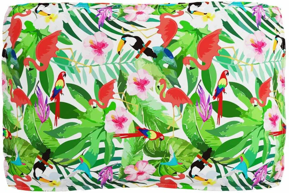 Pagalvėlė Oksfordo audinys Įvairiaspalvis 120 x 80 x 12 cm