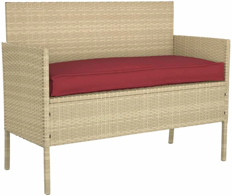 Pagalvėlė Vyno raudona 110 x 40 x 8 cm Oksfordo audinys