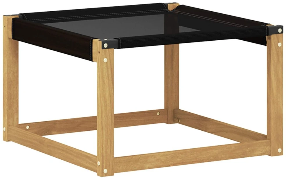 Lauko pakojis Kietas akacijos medis ir tekstilenas Balta