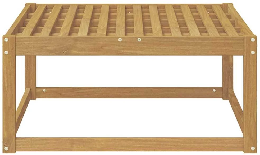 Lauko pakojis Kietos akacijos mediena Balta 79 x 79 x 37 cm