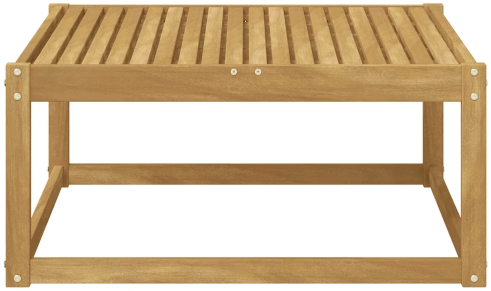 Lauko pakojis Kietos akacijos mediena Balta 79 x 79 x 37 cm