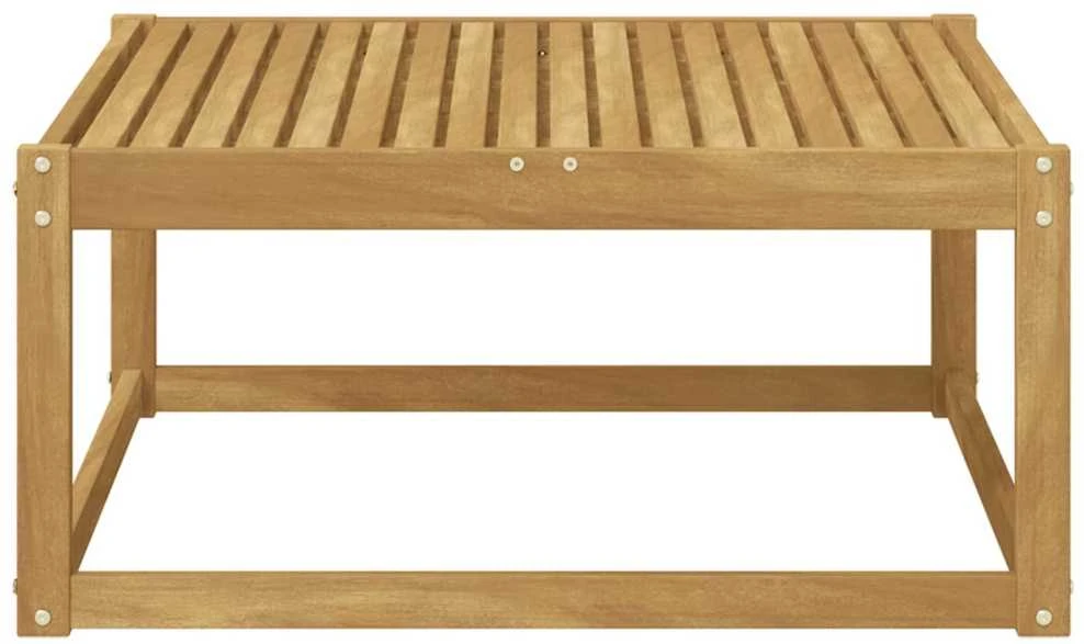 Lauko pakojis Kietos akacijos mediena Balta 79 x 79 x 37 cm