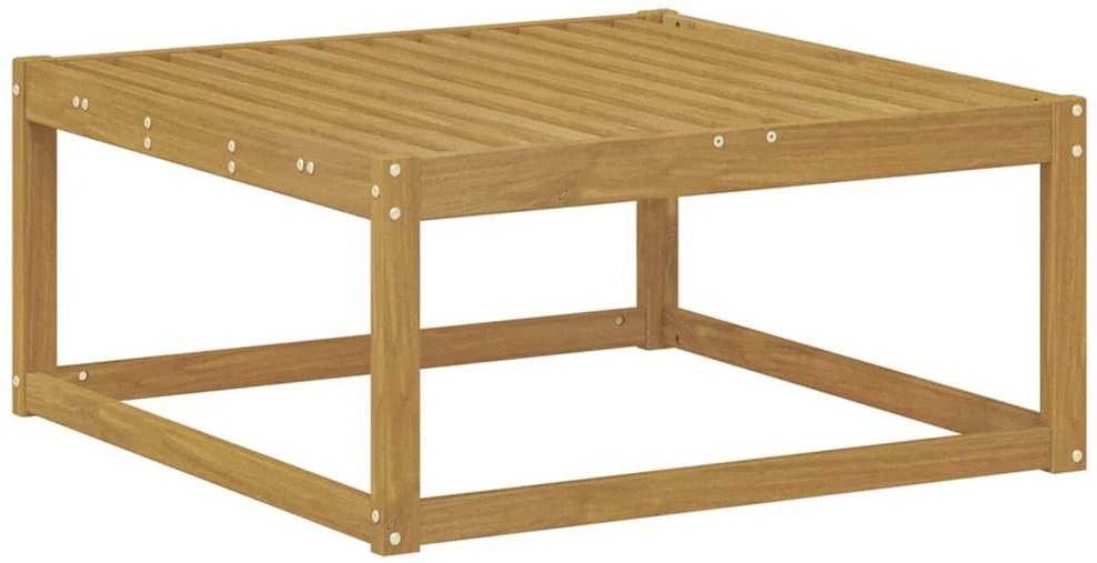 Lauko pakojis Kietos akacijos mediena Balta 79 x 79 x 37 cm