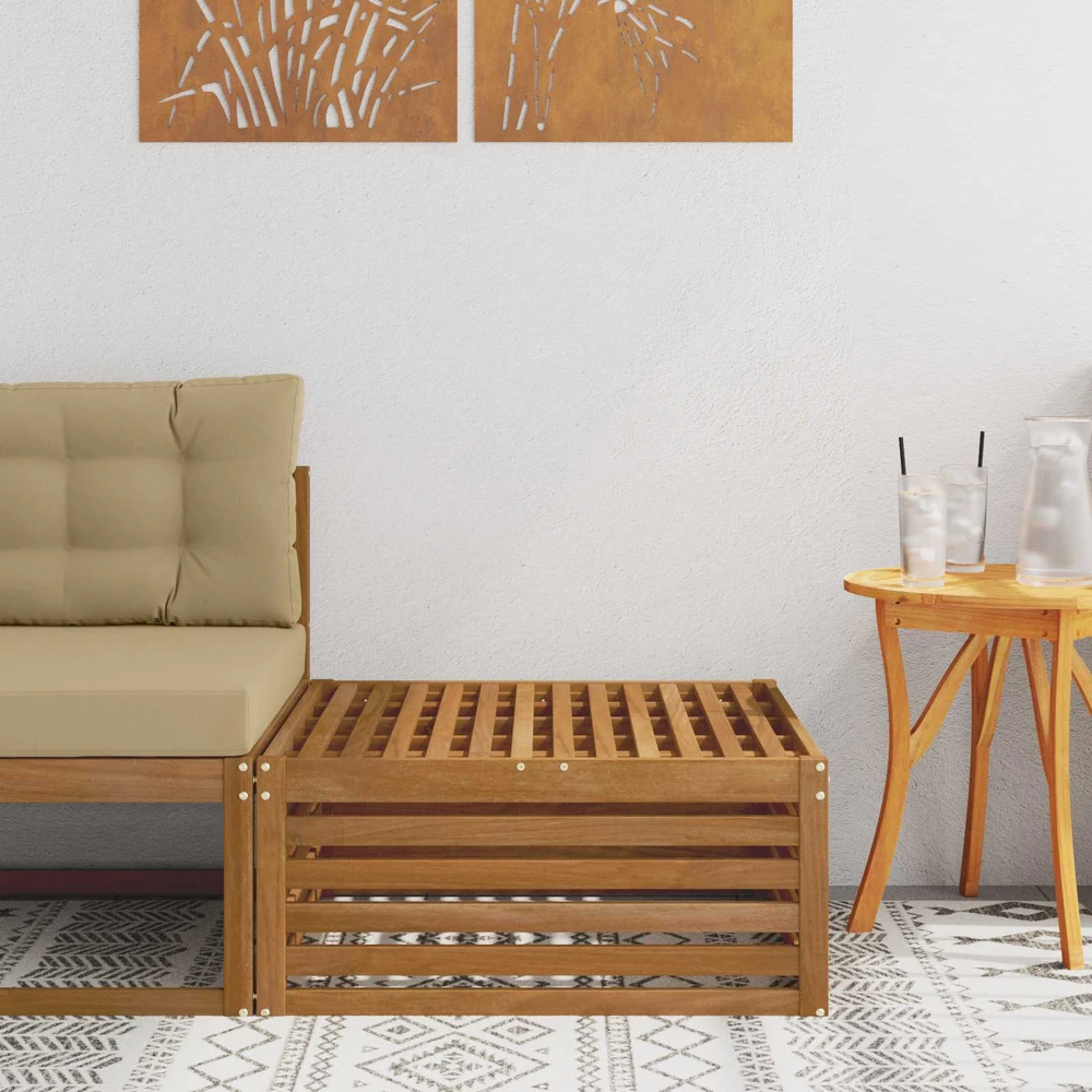 Lauko pakojis Natūrali 79 x 79 x 37 cm Kietos akacijos mediena