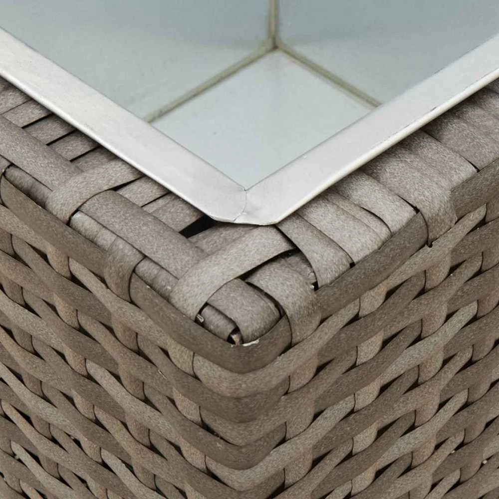 Lauko rinkinys 3 vnt. 30 x 30 x 80 cm Metalas