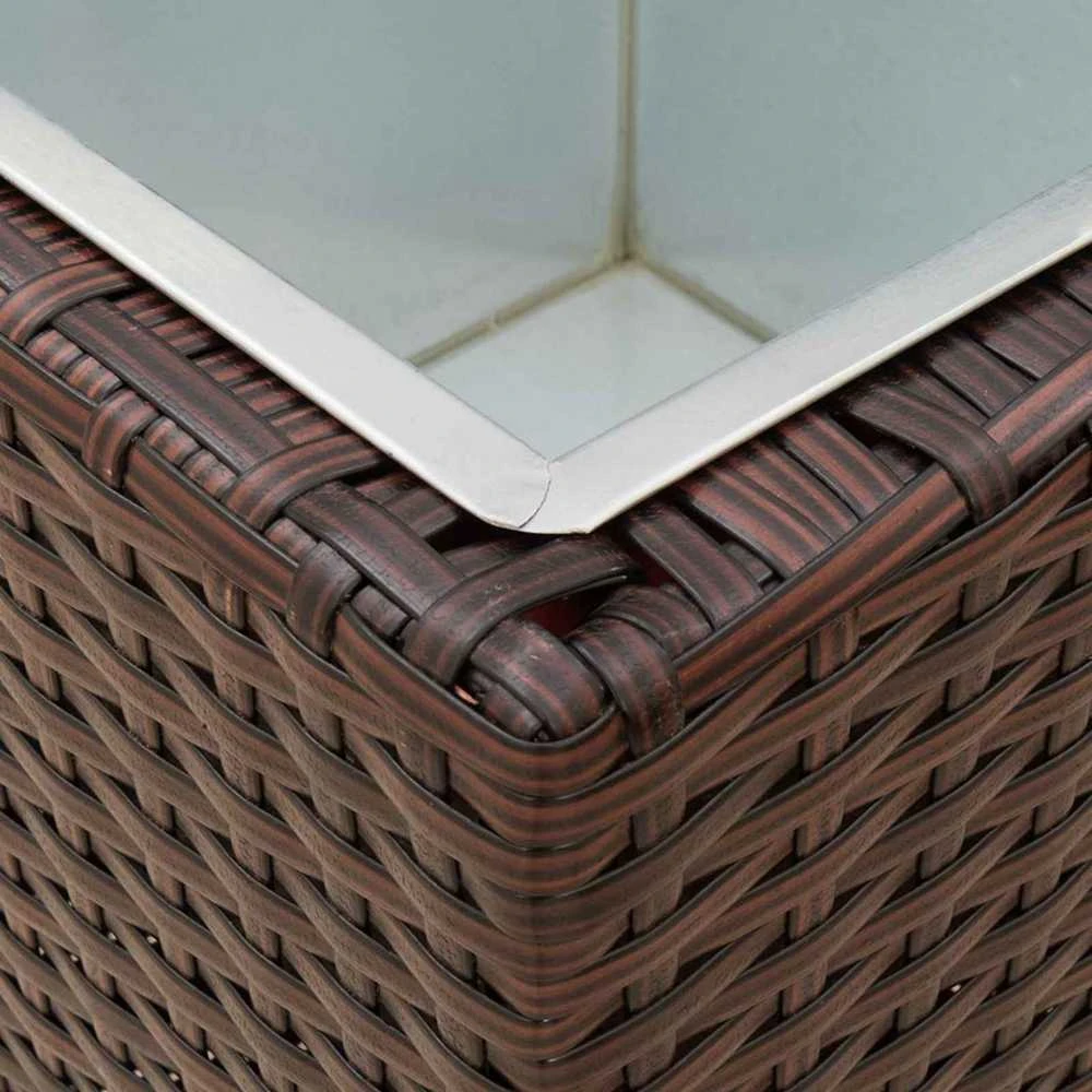Lauko rinkinys 3 vnt. 30 x 30 x 80 cm Metalas