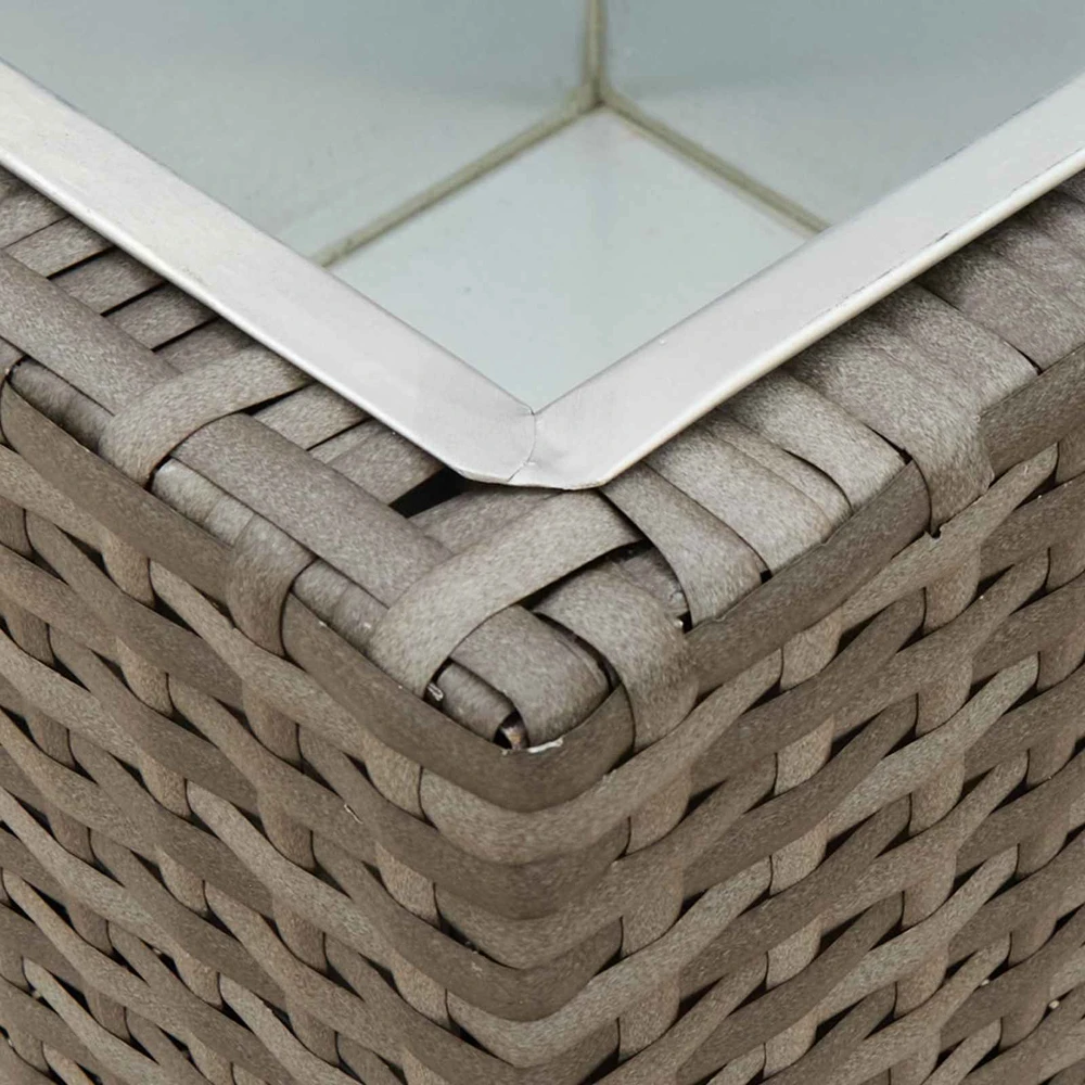 Lauko rinkinys 3 vnt. 30 x 30 x 80 cm Metalas
