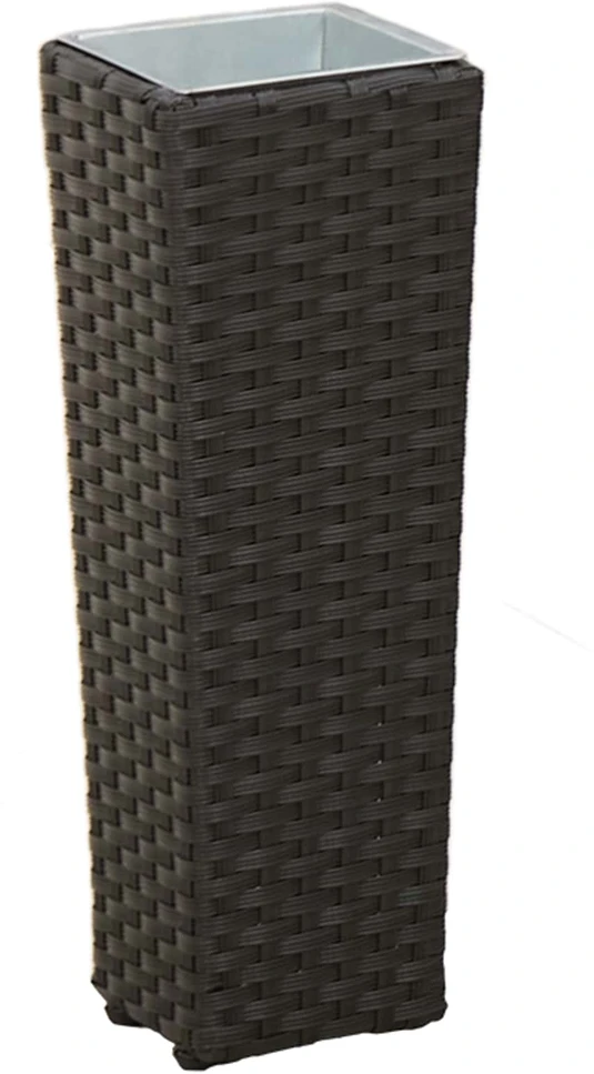 Lauko rinkinys 3 vnt. Juoda 30 x 30 x 80 cm Metalas