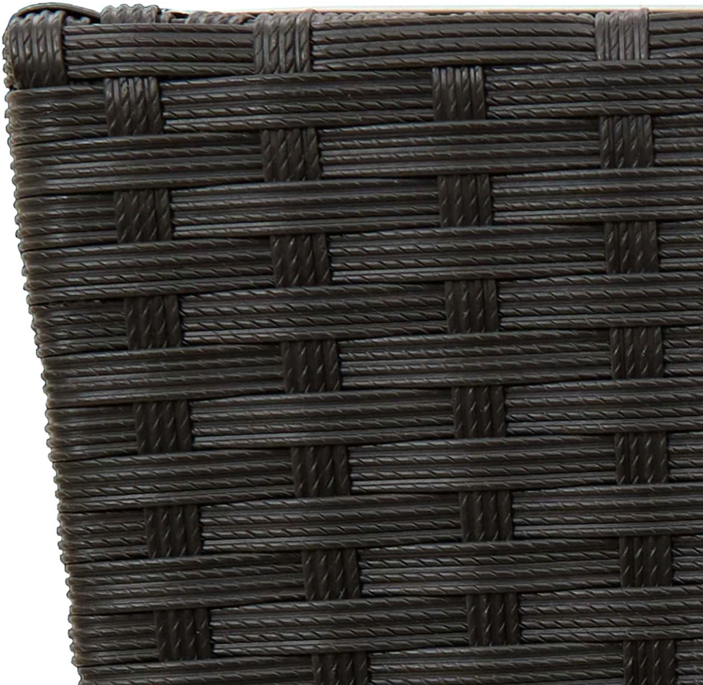 Lauko rinkinys 3 vnt. Juoda 30 x 30 x 80 cm Metalas