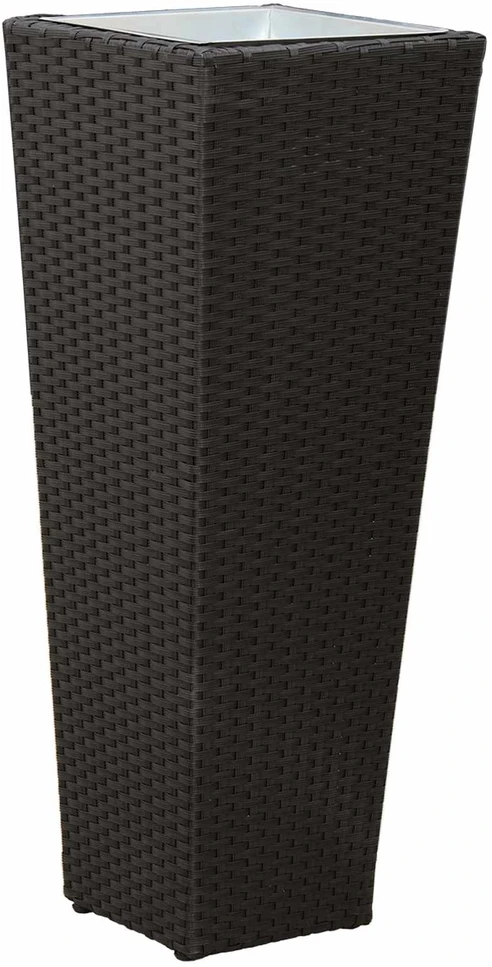 Lauko rinkinys 3 vnt. Juoda 30 x 30 x 80 cm Metalas