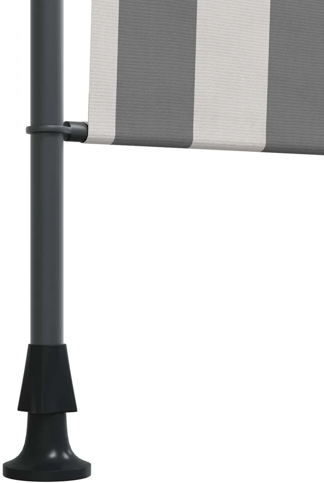 Lauko Ritininė Žaliuzė Antracito ir baltos 150 x 270 cm