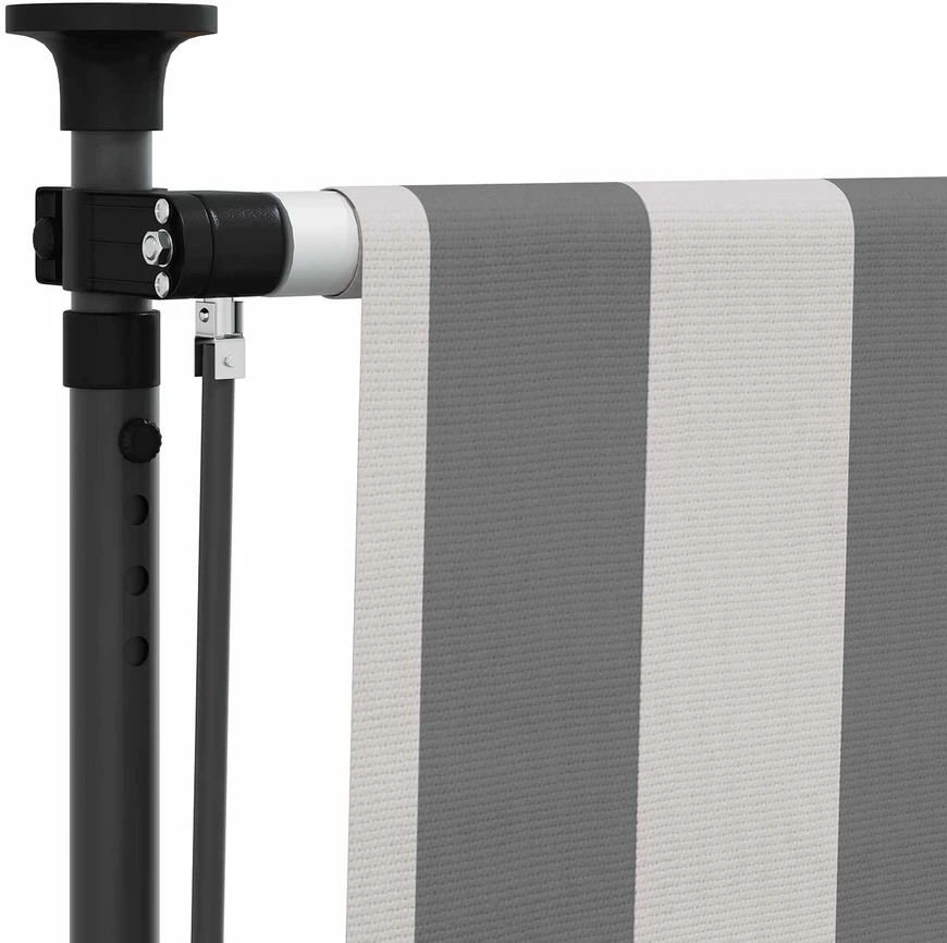 Lauko Ritininė Žaliuzė Antracito ir baltos 120 x 270 cm